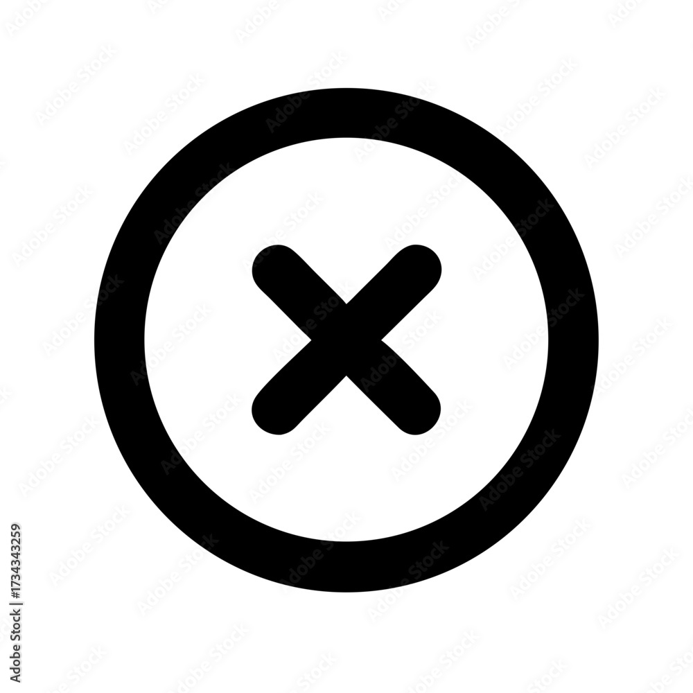 Obraz premium wrong Icon