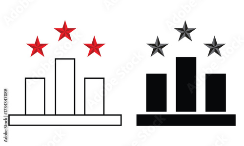 Competitive Advantage Icon Element For Design