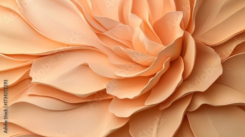 A peaceful arrangement of beige-hued flower petals forms a calm and sophisticated background, ideal for numerous design endeavors