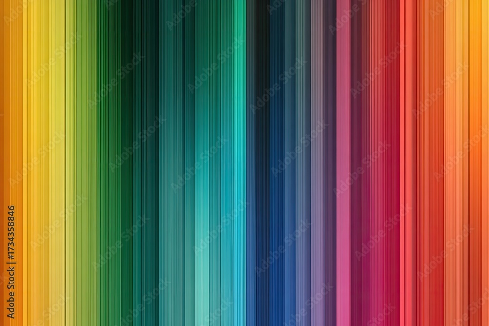 Obraz premium Vertical rainbow of colors forming a vibrant and abstract background