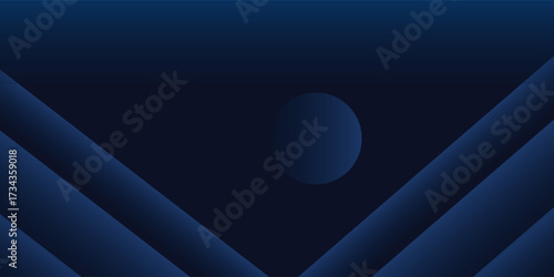 Blue black abstract background geometry shine and layer element vector for presentation design. Suit for business, corporate, institution, party, festive, seminar, and talks