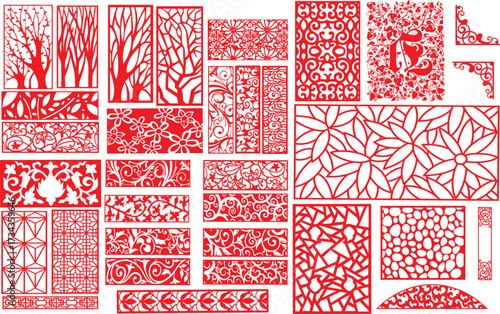 CNC Panels Wall Screens Mashrabiya jali wall décor