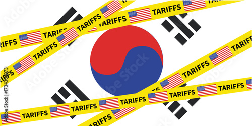 Trade Tension Flags US Tariffs Clash Over South Korea s Economy Global Impact Policy Challenges Trade Wars Trade