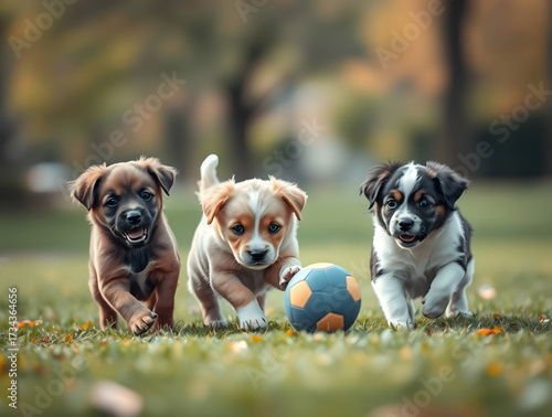 Furry Friends Forever: Puppies of All Kinds at Play