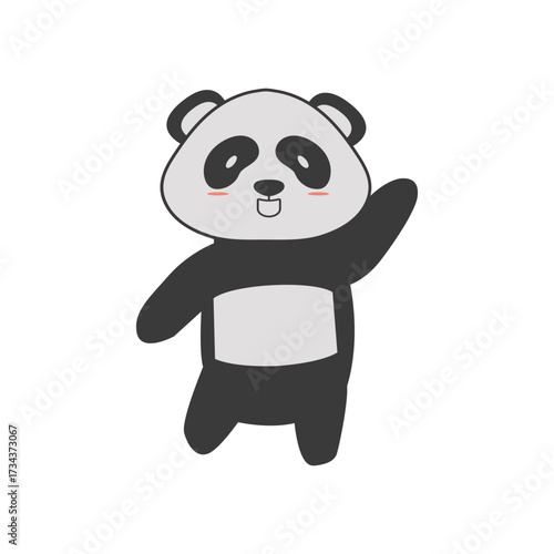 Cuta Panda Illustration