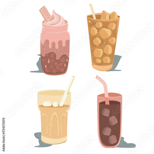 ice cream icon set