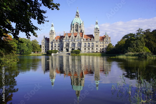 One of the most beautiful town halls in Germany is located in Hanover, Germany.