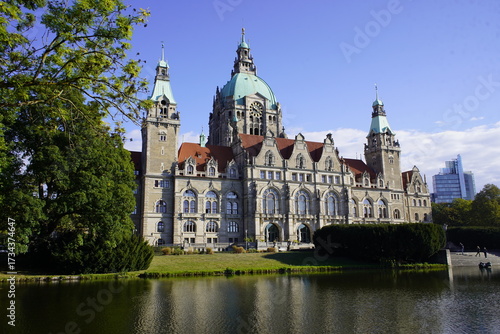One of the most beautiful town halls in Germany is located in Hanover, Germany.