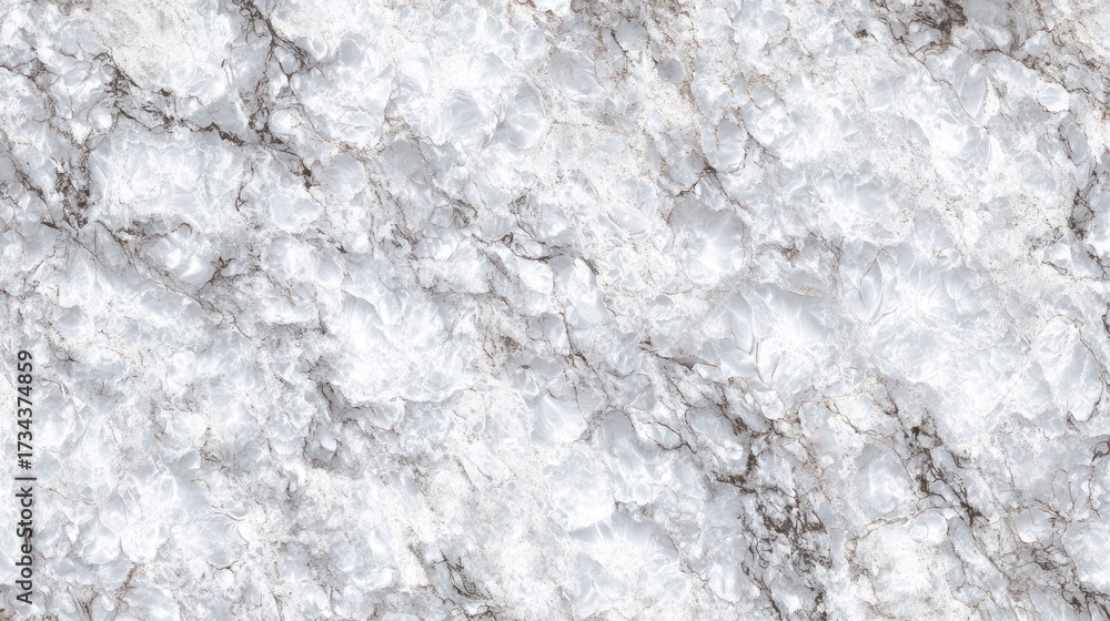Naklejka premium Elegant white marble texture with light gray and golden crack veins