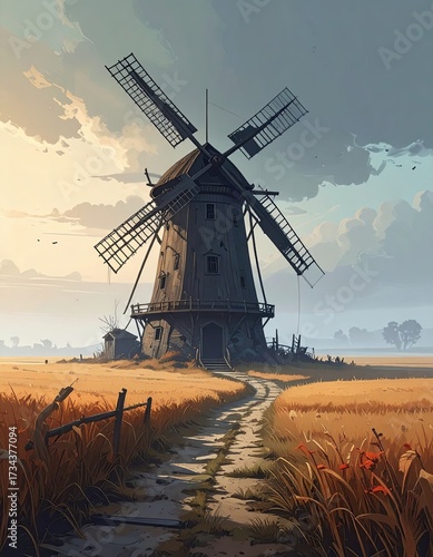 Cracked Tower in Withered Land