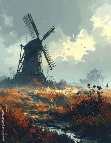 The Last Windmill Before the Fog