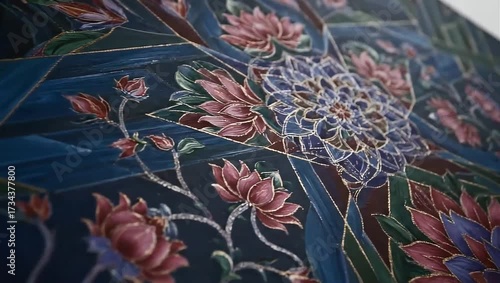 Overhead Close-up of Pure White Milk Surface in Glass. Smooth Liquid for Freshness, Dairy Products, Healthy Drinks, and Culinary Creations.