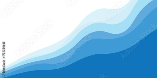 water wavy splash shape, sea waves, landscape water ripple for background. modern eps 10