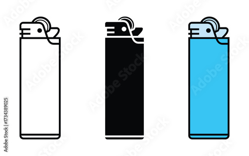 Lighter icon vector. creative projects and branding symbol. vector illustration.