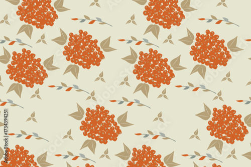 Rustic Style  Warmth with Thanksgiving, Autumn harvest Seamless Pattern for Fabric, table linens, greeting cards, scrapbook paper, wall art