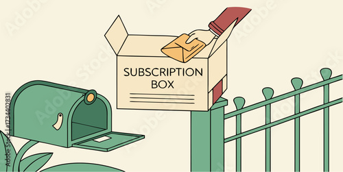 Delivering excitement with monthly subscription box services at your doorstep to your mailbox
