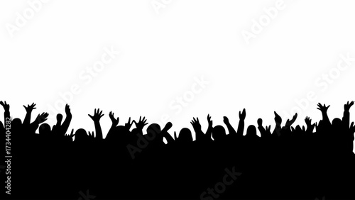 silhouettes of people dancing