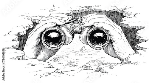 Discover the World: Woman's Hand Holding Bin for Exploration, Adventure, and Discovery