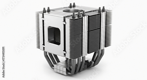 High performance cpu cooler with advanced heat dissipation for powerful computing and gaming systems