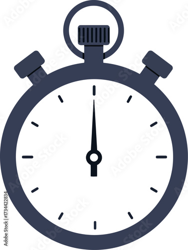 Vintage stopwatch timer icon isolated on for design vector