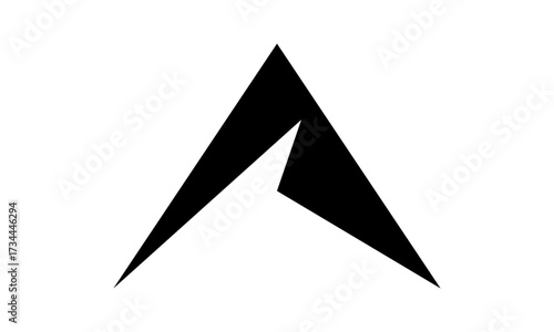 simple peak logo on white background	
