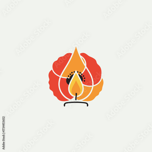 Remembrance Day memorial ceremony honoring veterans with a symbolic poppy and eternal flame for peace