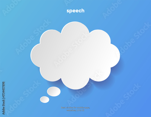 3D bubble testimonial banner, quote, infographic. Social media post template designs for quotes. Empty speech bubbles, quote bubbles and text box. Vector Illustration EPS10.