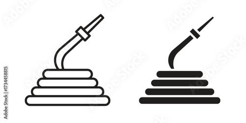 Hose icons simple vector set. logo sign symbol set