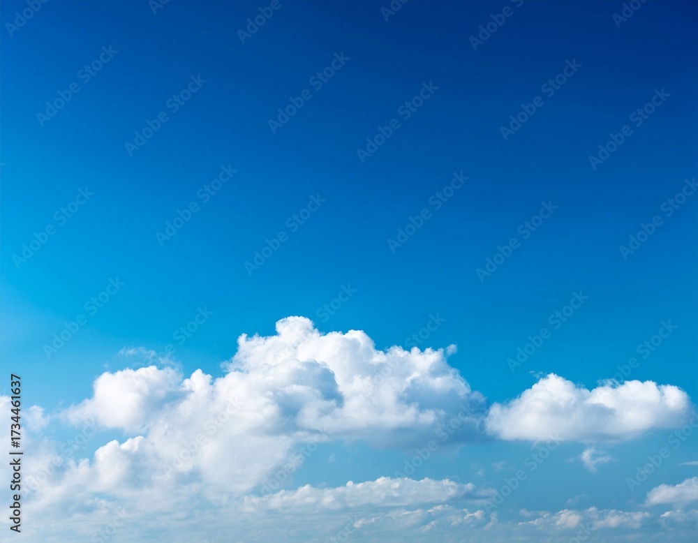 Obraz premium calm blue sky