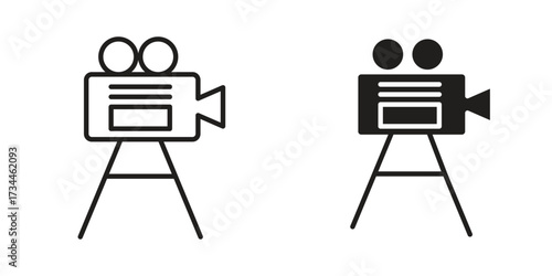 Film making icons simple vector set. logo sign symbol set