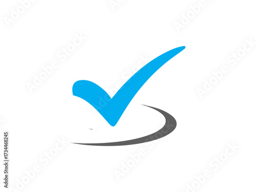 Tick mark icon and illustration design vector design 