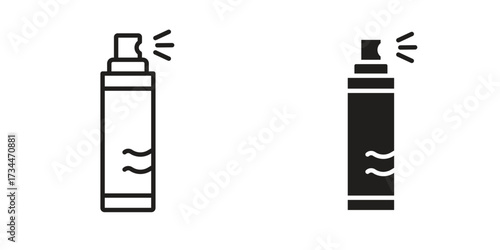 Air freshener icons simple vector set. logo sign symbol set