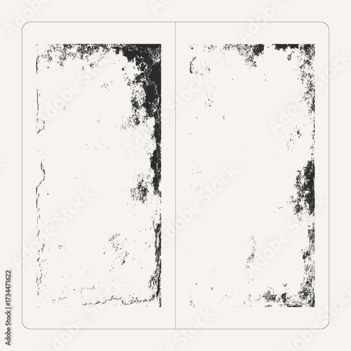 Grunge vector texture of scratch damage