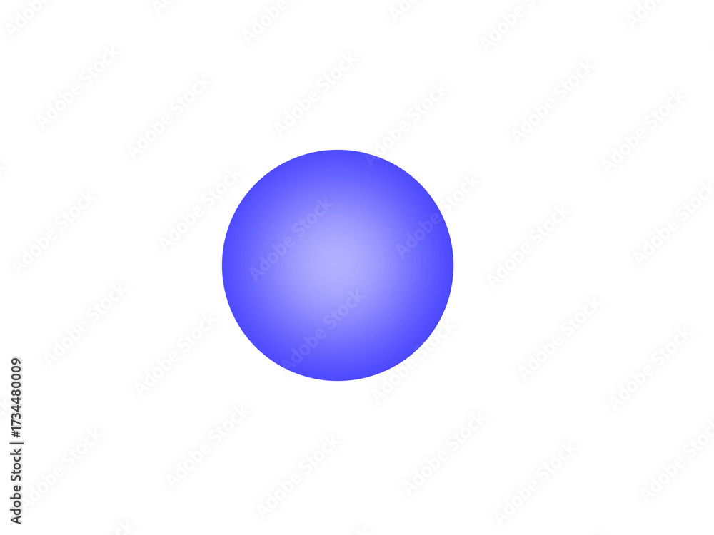 Obraz premium Creative glowing blue circle bright neon halo aura faded light on transparent background for wallpaper poster flyer brochure