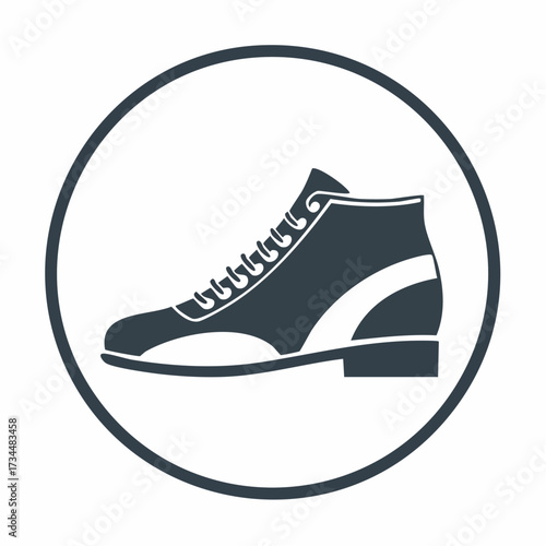 Vector silhouette icon of a person jumping up stairs to reach a goal flag, a symbolic illustration of progress, ambition, and achievement
