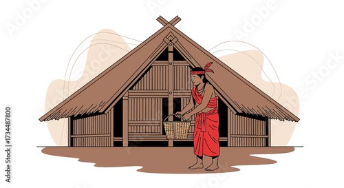 Traditional Indonesian Village Life: A Glimpse into Culture and Heritage Architecture