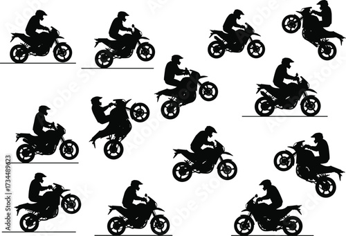 motorcycle, rider, bike, motorbike, sport, speed, stunt, wheelie, silhouette, motion, action, energy, performance, racing, adventure, freedom, road, travel, power, balance
