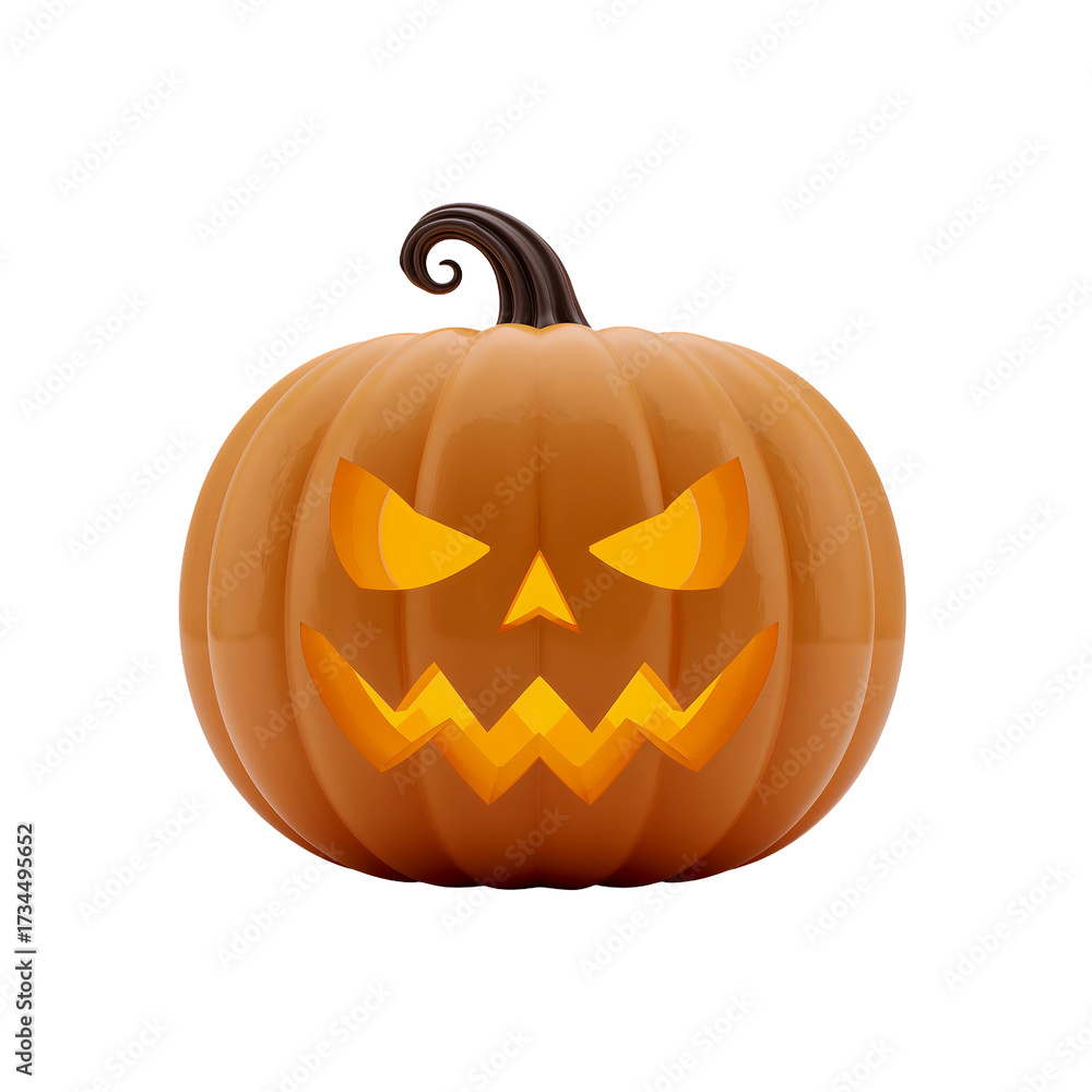 Fototapeta premium 3D Element for Halloween Composition PSD Transparent Background