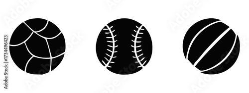 Vector illustration of a black and white surfer holding a surfboard, isolated round object ready for a team sport game