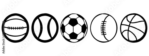 Black and white abstract background vector illustration of a soccer ball and sports equipment