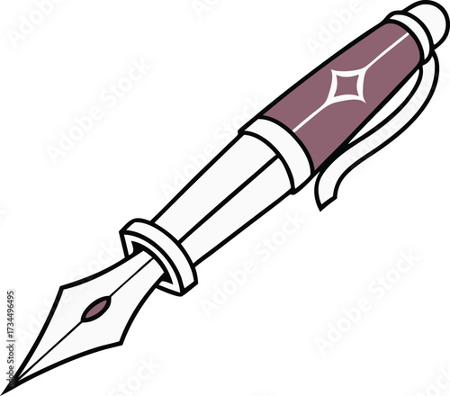 Elegant writing pen for creative projects, perfect for calligraphy, journaling, and artistic expression, inspiring creativity and timeless design
