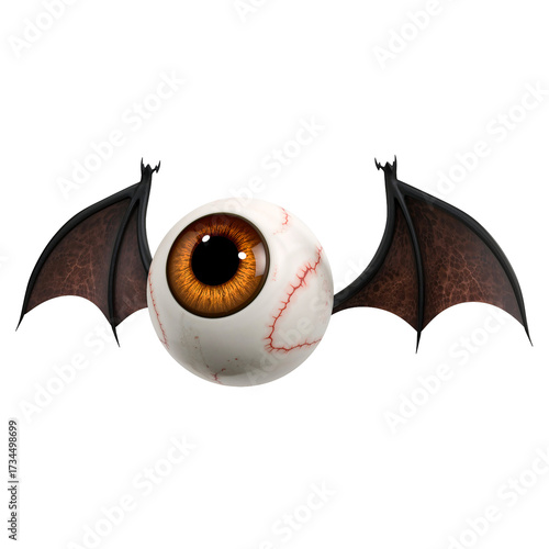 3D Element for Halloween Composition PSD Transparent Background