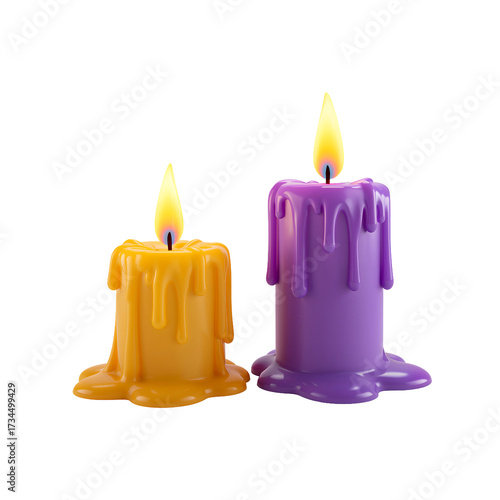 3D Element for Halloween Composition PSD Transparent Background