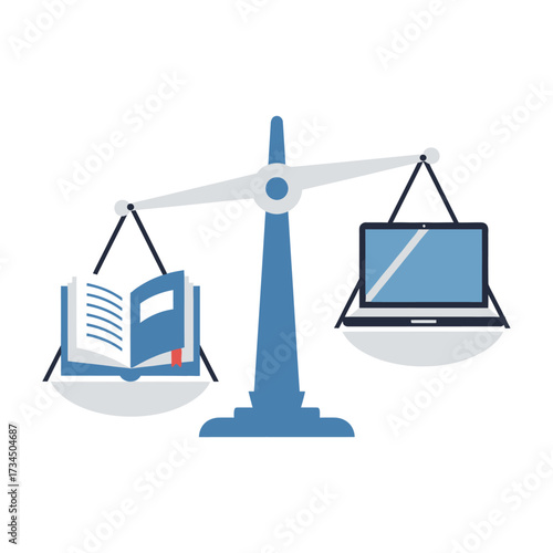 Weighing Knowledge Balancing Books and Digital Technology on a Symbolic Scale