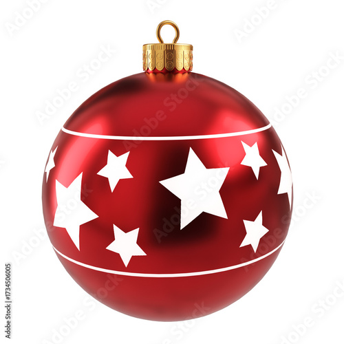 Christmas ball decorations holiday Christmas tree elegant shiny red