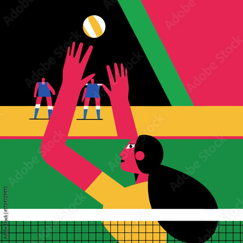 soccer player with ball and flag