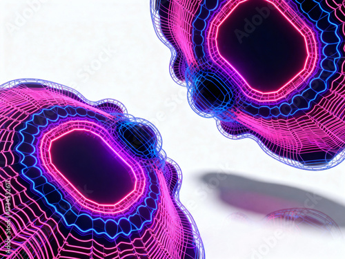 Abstract neon glow art design glowing shapes vibrant colors modern art futuristic design digital art graphic