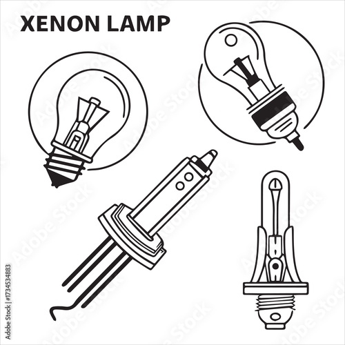 printer machine icon set vector