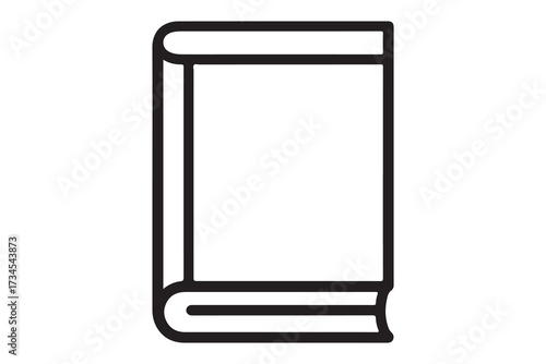  Book One Line Continuous Vector Drawing on white background    
