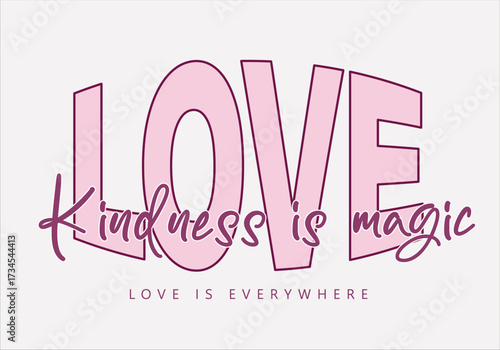 love slogan design graphic t-shirt illustration 